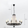 Empire Wagon Wheel Chandelier 8 10 12 Candle Lights 20 Adjustable Chain Crystal Accents