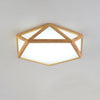 Diamond Wooden Ceiling Lamp