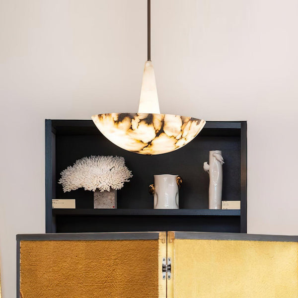 Alabaster Domus Ceiling Chandelier Fixture