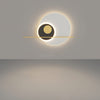 Double Circle Moon Wall Light