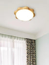 Drum Wood Ceiling Lamp