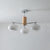 Elliptical Persimmon Chandelier