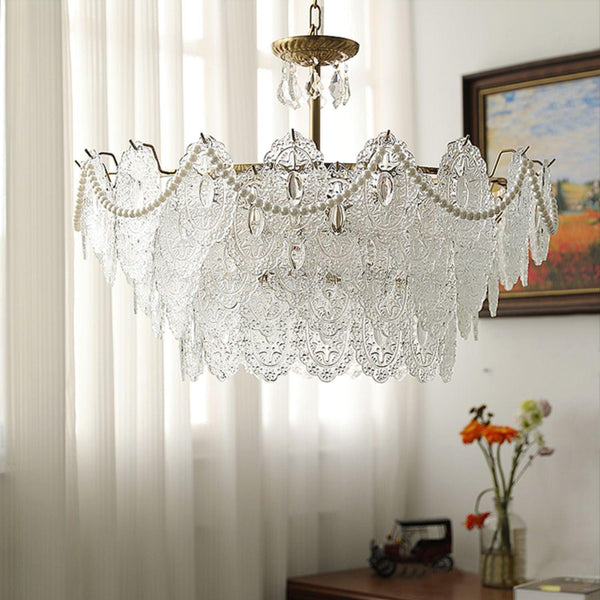 embossed-pearls-crystal-chandelier