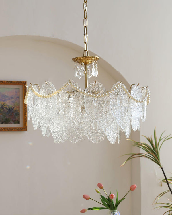 embossed-pearls-crystal-chandelier