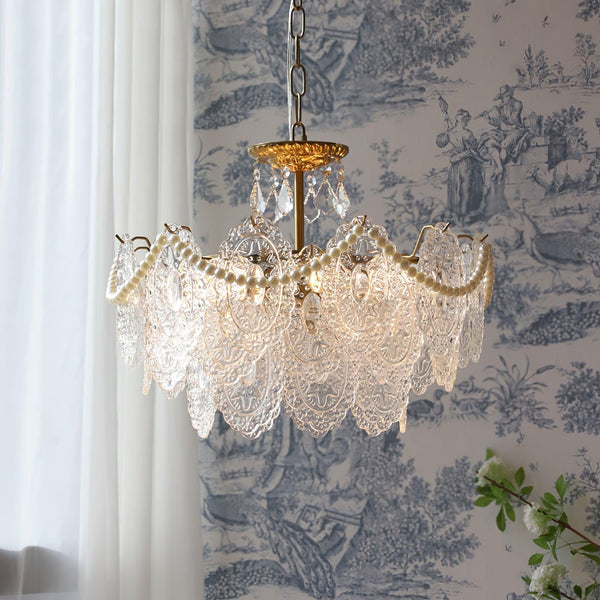 embossed-pearls-crystal-chandelier