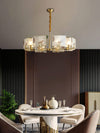 Enamel Lotus Chandelier