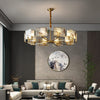 Enamel Lotus Chandelier