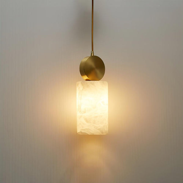 Etruscan Aabaster Pendant Light