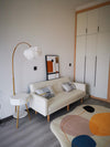 Feather Drawer Floor Lamp