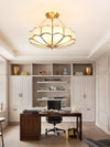 Flower Shape Glass Ceiling Light
