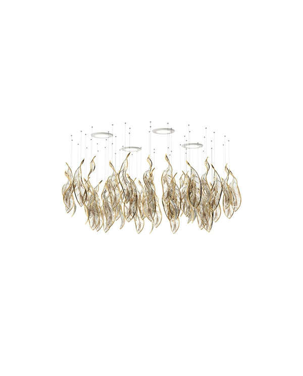 Fluttering Leaf Ceiling Chandelier Light Fixture