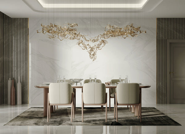 Fluttering Leaf Ceiling Chandelier Light Fixture