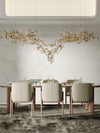 Fluttering Leaf Ceiling Chandelier Light Fixture