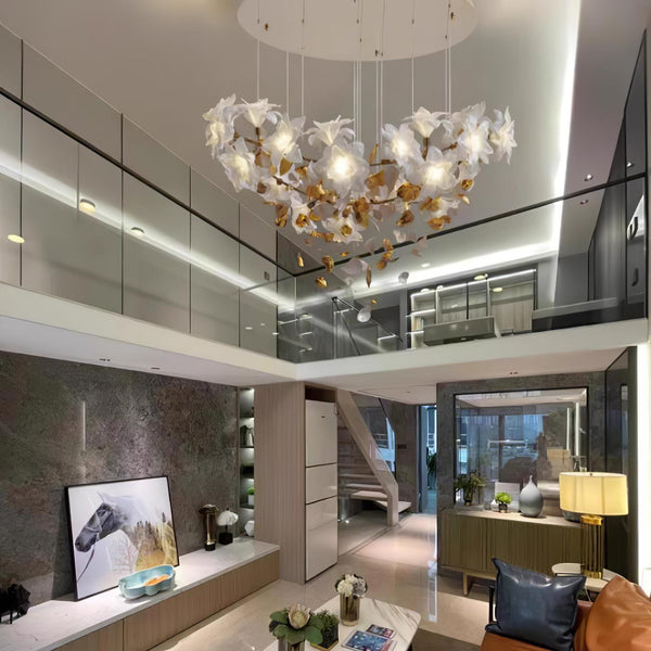 Flying Flowers Fluttering Chandelier