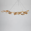 Folio Branch Brass Chandelier
