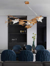 Folio Branch Brass Chandelier