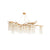 Forest Dawn Brass Chandelier