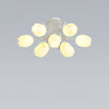 French Cream Orchid Ceiling Lamp