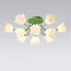 French Romantic Rose Ceiling Lamp