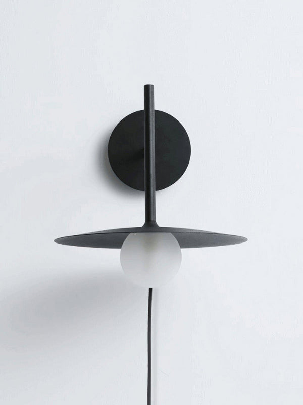 Gea Iron Plug In Wall Lamp