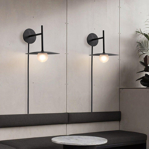 Gea Iron Plug In Wall Lamp