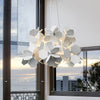 Geometric Cumulus Chandelier