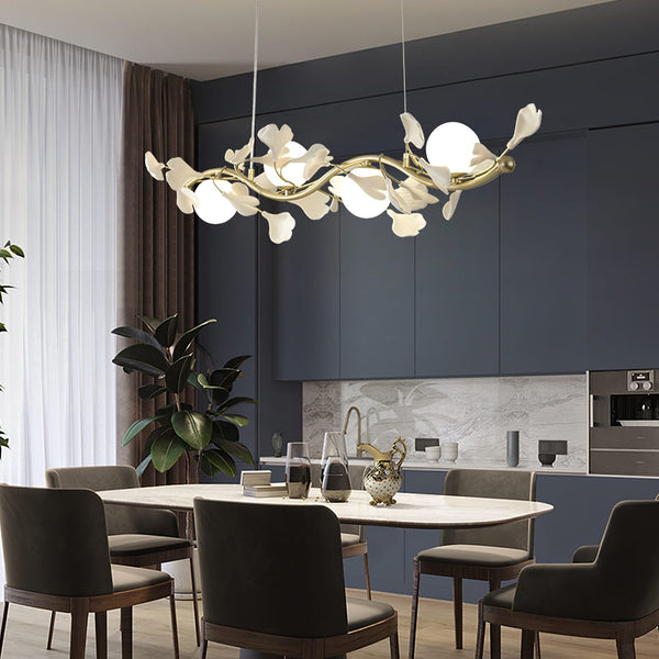 Ginkgo Long Bar Chandelier