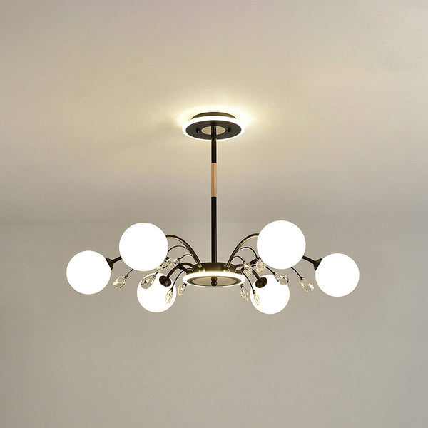 Glamorous Glass Raindrop Chandeliers