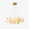 Glass Cluster Chandelier
