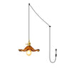 Glass Hibiscus Flower Swag Light