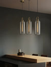 Glass Pendant Swag Light
