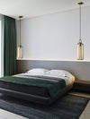 Glass Pendant Swag Light