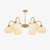 Glass Persimmon Chandelier