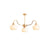 Glass Persimmon Chandelier