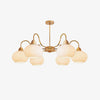 Glass Persimmon Chandelier