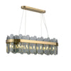 Gold Ring Chandelier