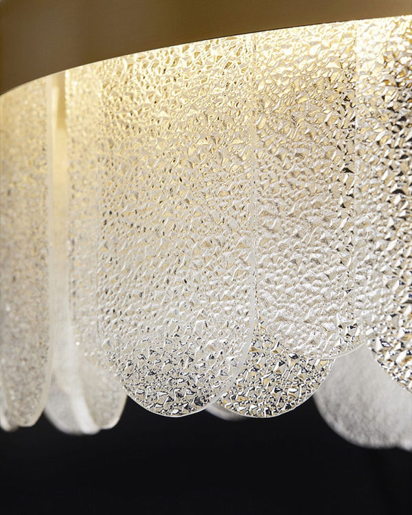 Gold Ring Chandelier
