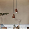 Wooden Gourd Pendant Lamp
