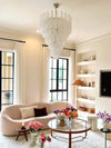 grid-glass-waterfall-chandelier