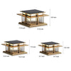 Ip65 Solar Post Caps Lights Ha076039