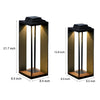 Portable Black Modern Solar Lawn Lamp Ha076162