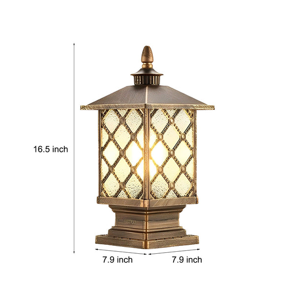 Retro Outdoor Fence Post Lights Ha076240
