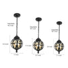 European Style Retro Pendant Aluminum Glass Hanging Ball Outdoor Ceiling Light