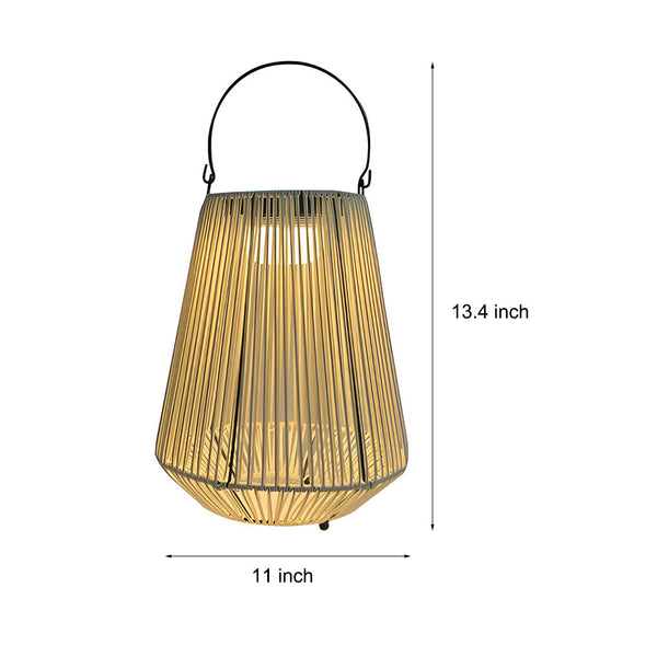 Portable Handmade Solar Outdoor Lantern Ha085474
