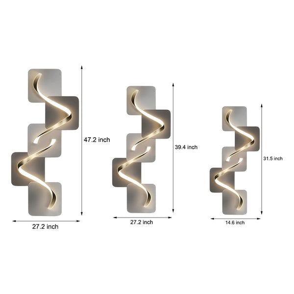 Geometric Led Wall Art Light Usb Decorative Wall Painting