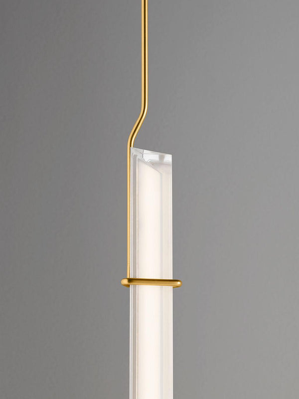Halo Jewel Straight Pendant Light