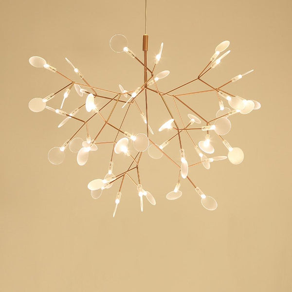 Rose Gold Firefly Led Chandelier