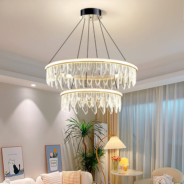 Holy Light Leaf Chandelier