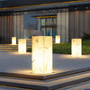 Imitation Marble Cube Outdoor Light