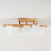 Japanese Square Wooden Art Ceiling Lamp